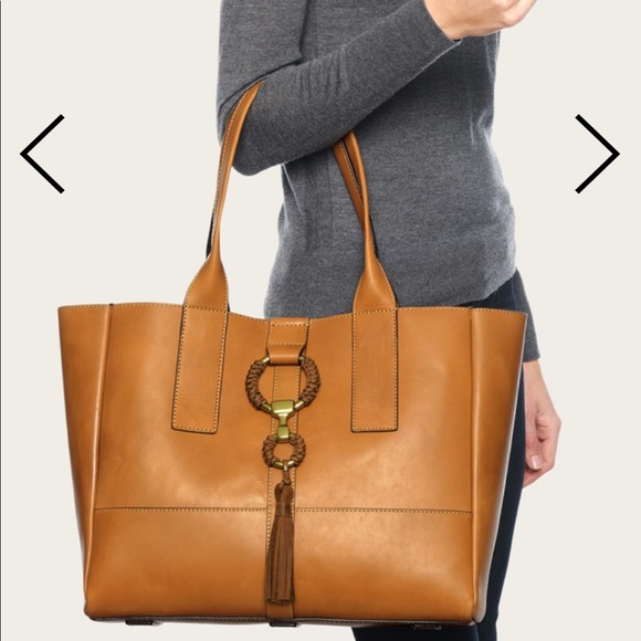 Frye Iliana wrapped tote SO RARE! Beautiful large - Picture 8 of 8
